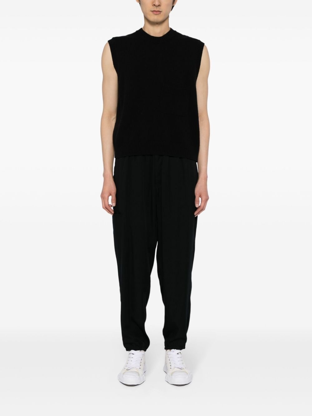 high-waist tapered trousers - 2