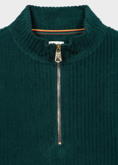 Paul Smith Brushed Cotton Zip-Neck Sweatshirt outlook