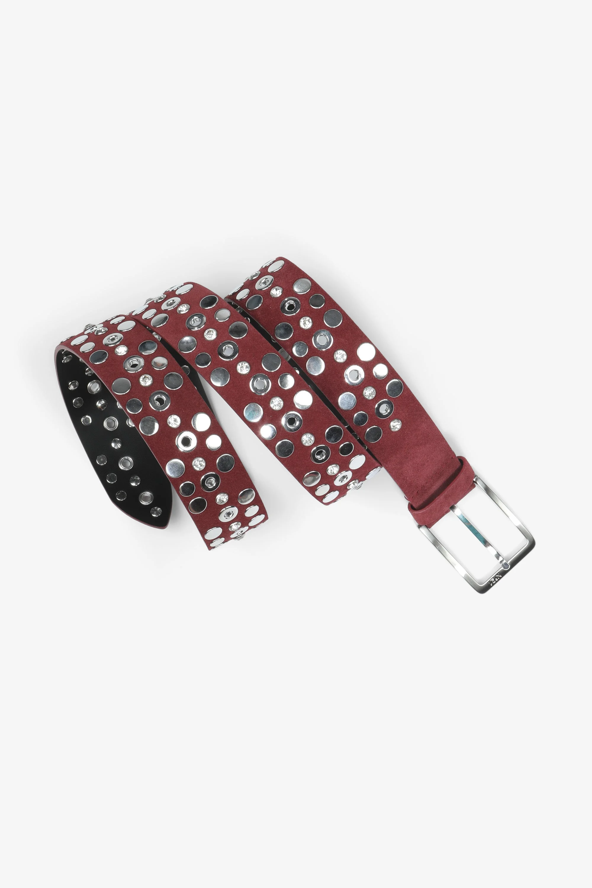 SUEDE BELT WITH STUDS - 1