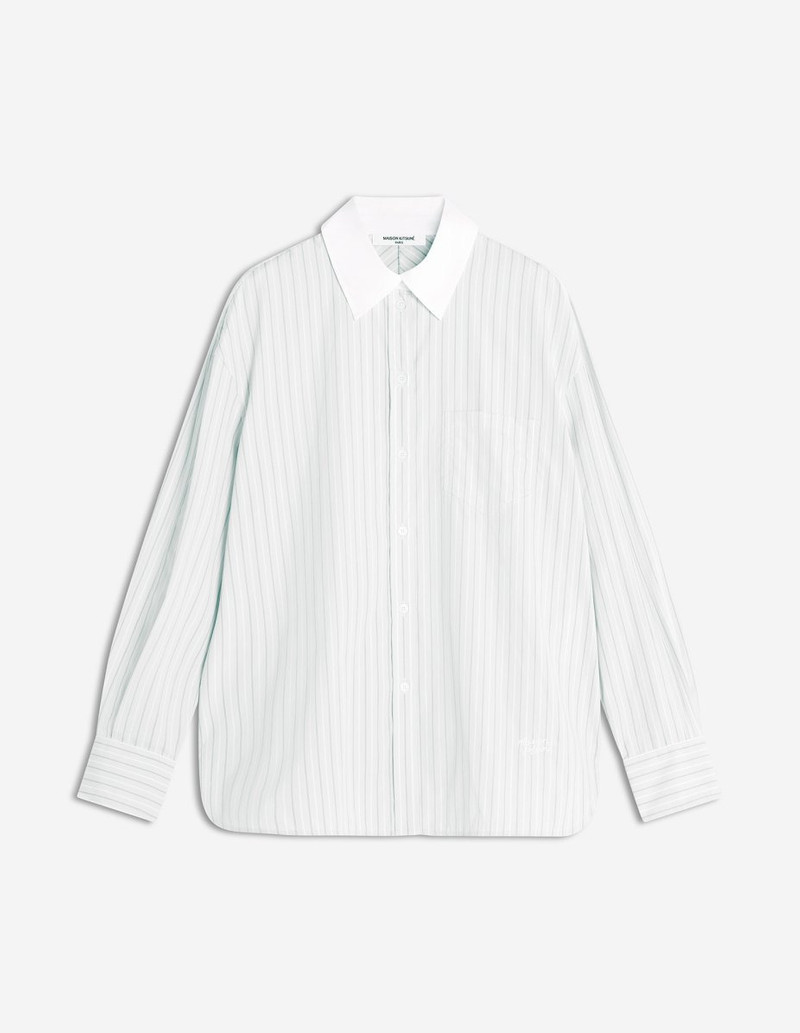 MAISON KITSUNE HANDWRITING BOYFRIEND SHIRT 1