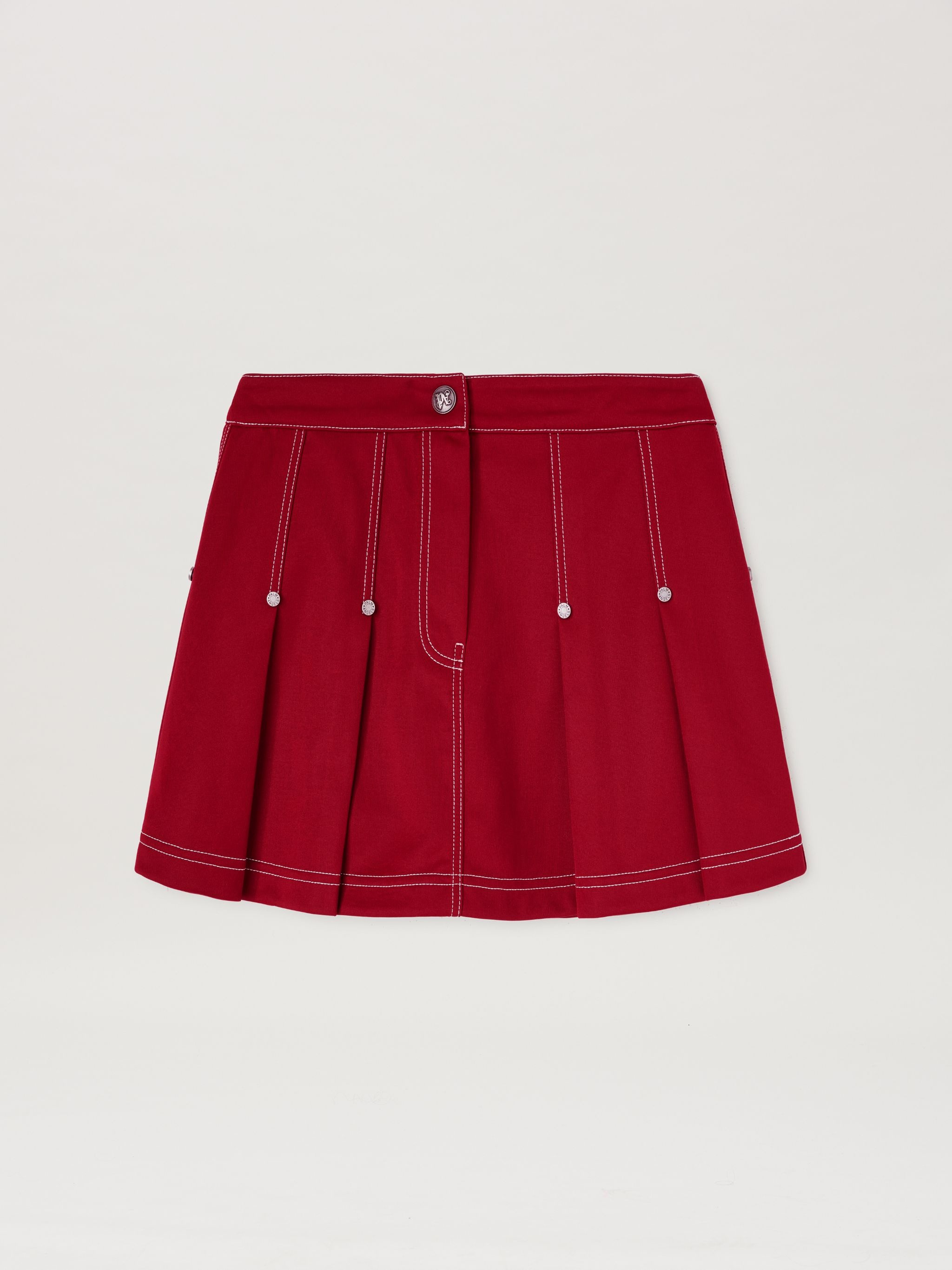 Palm Angels Pleated Mini Skirt | REVERSIBLE