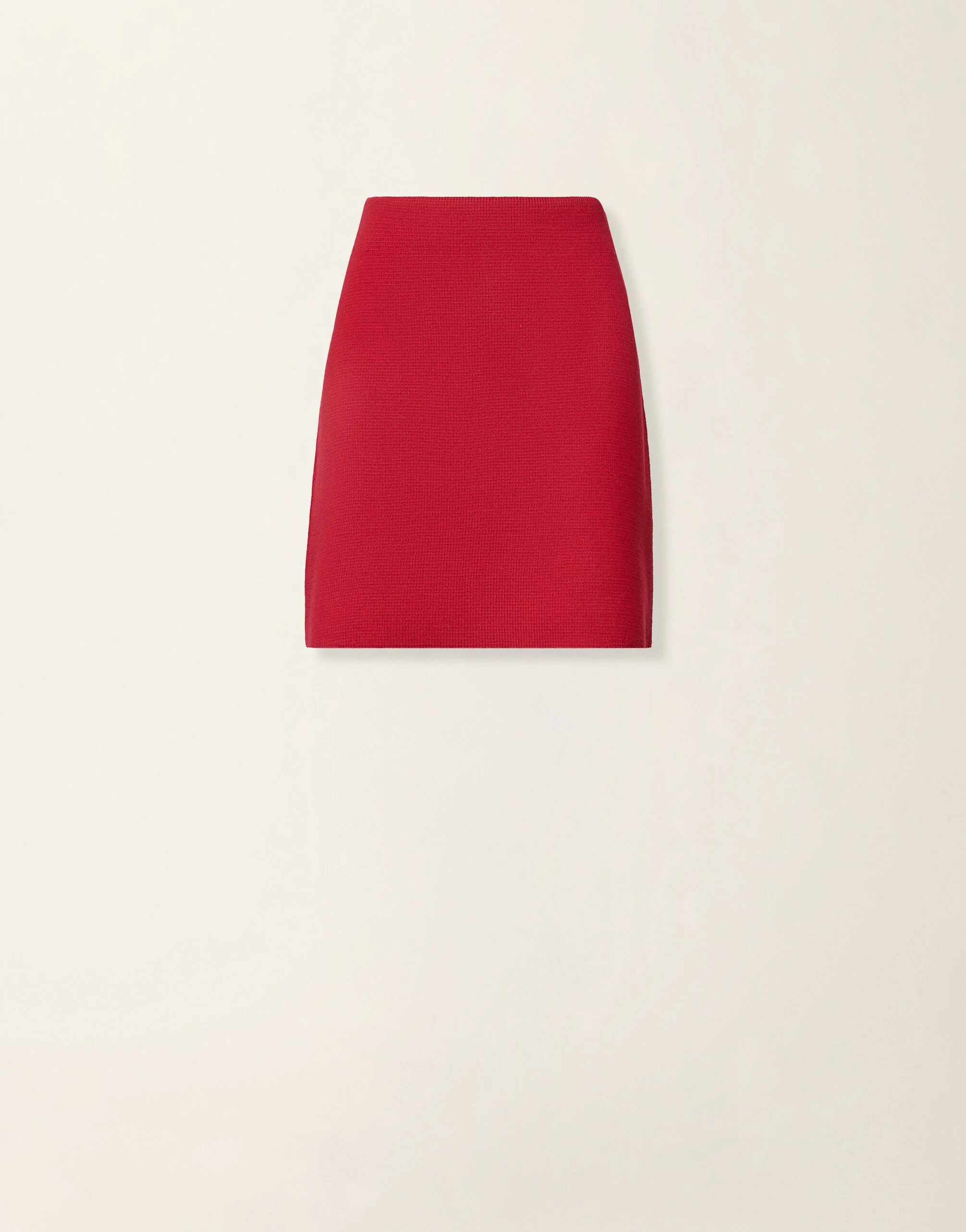 Merino wool miniskirt - 1