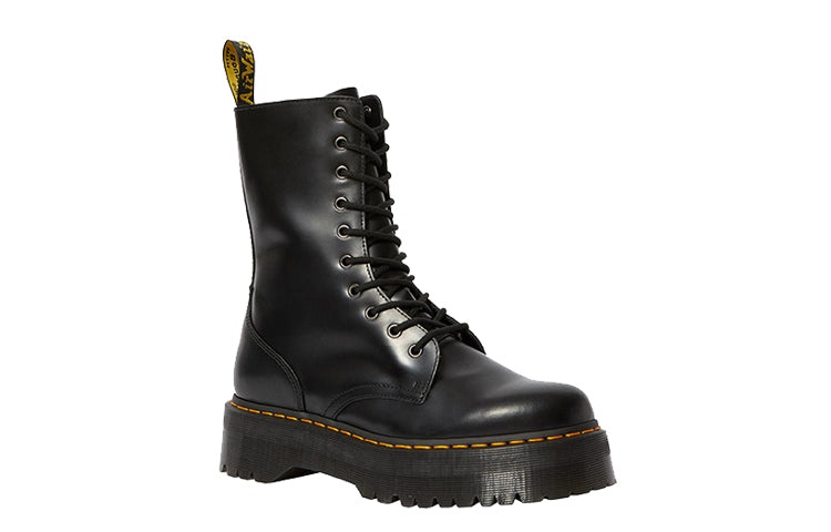 (WMNS) Dr. Martens Jadon High Smooth Leather Platform Boot 'Black' 25565001 - 2