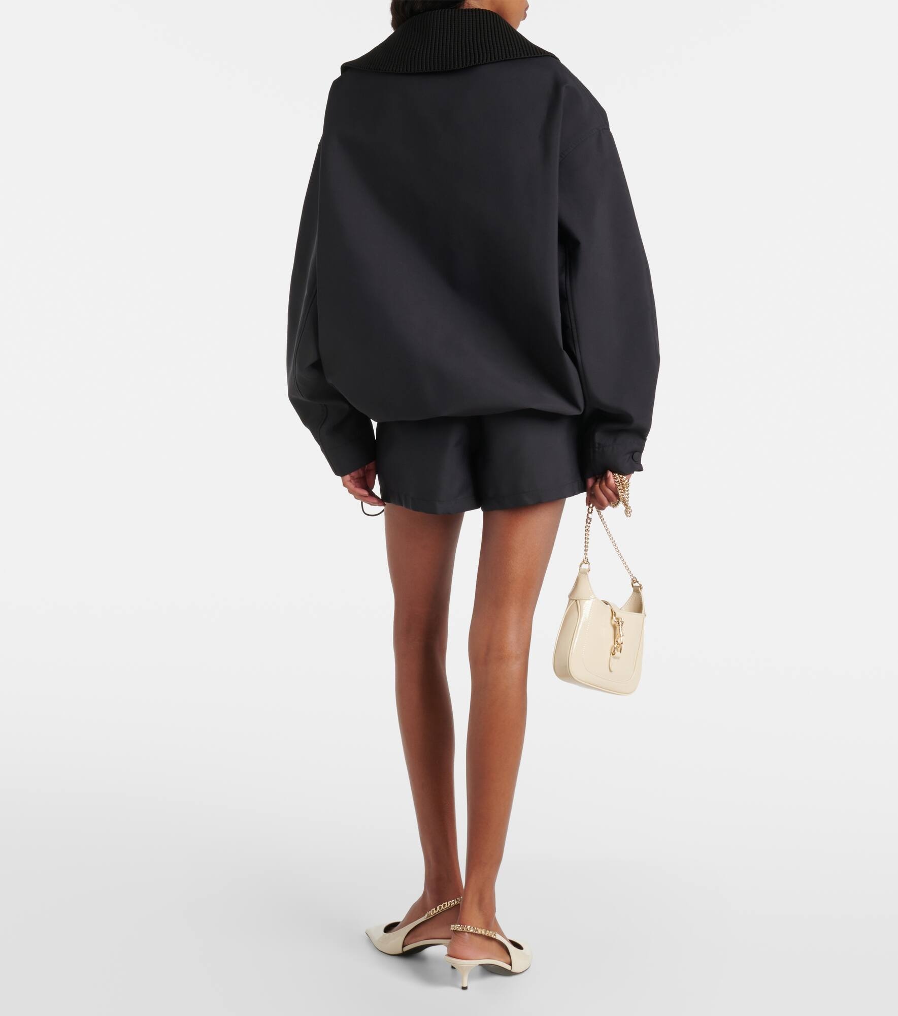 Techno gabardine half-zip jacket - 3