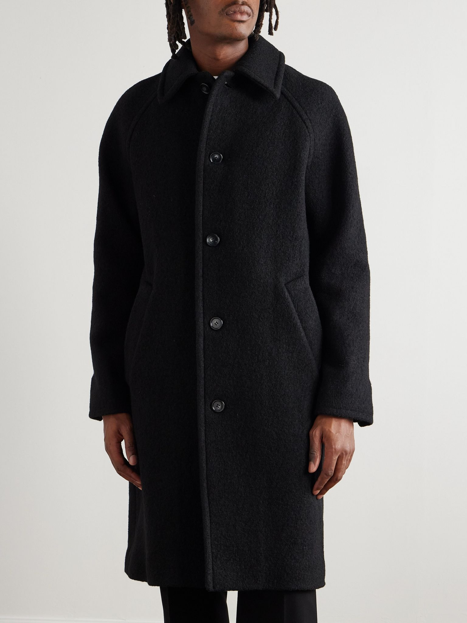 Gaston Wool Coat Black - 3