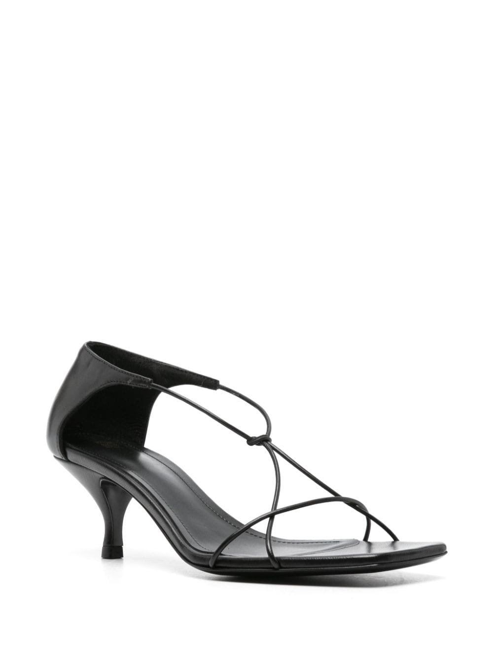 Knot 55mm leather sandals - 2