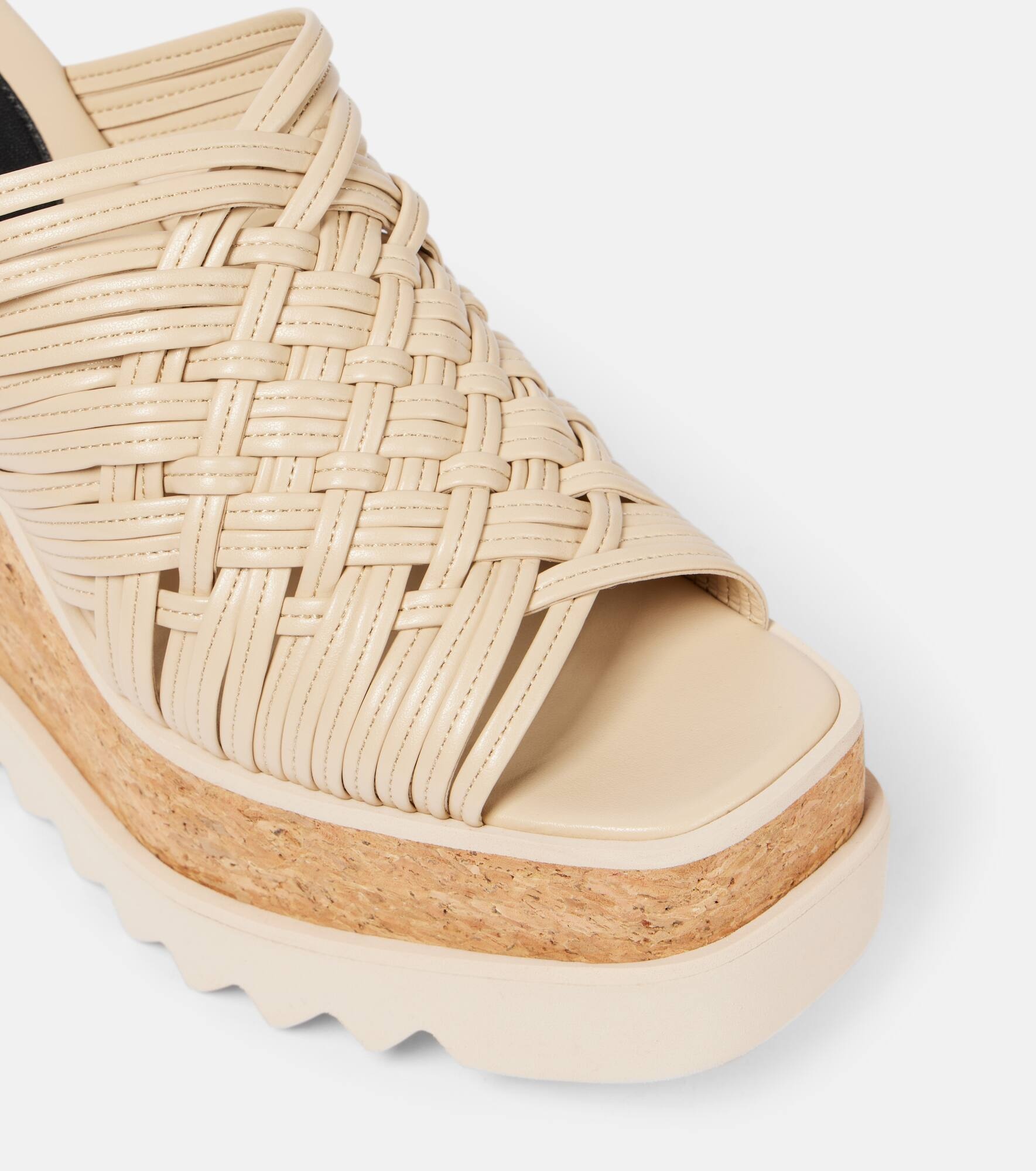 Sneak-Elyse woven wedge sandals - 5