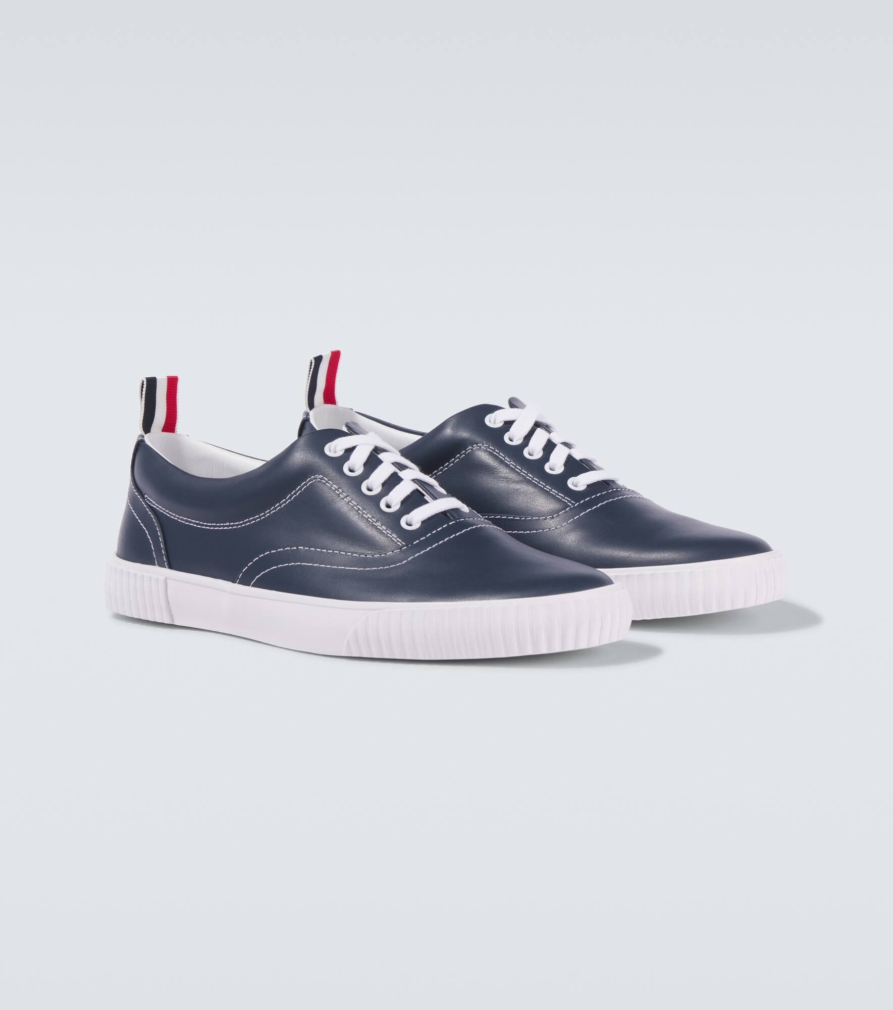 Heritage leather sneakers - 5