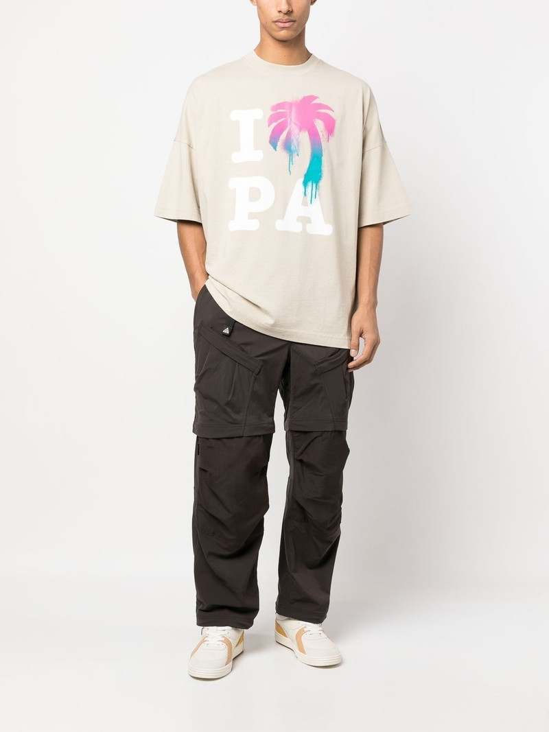 Palm Angels I Love PA print T-shirt outlook