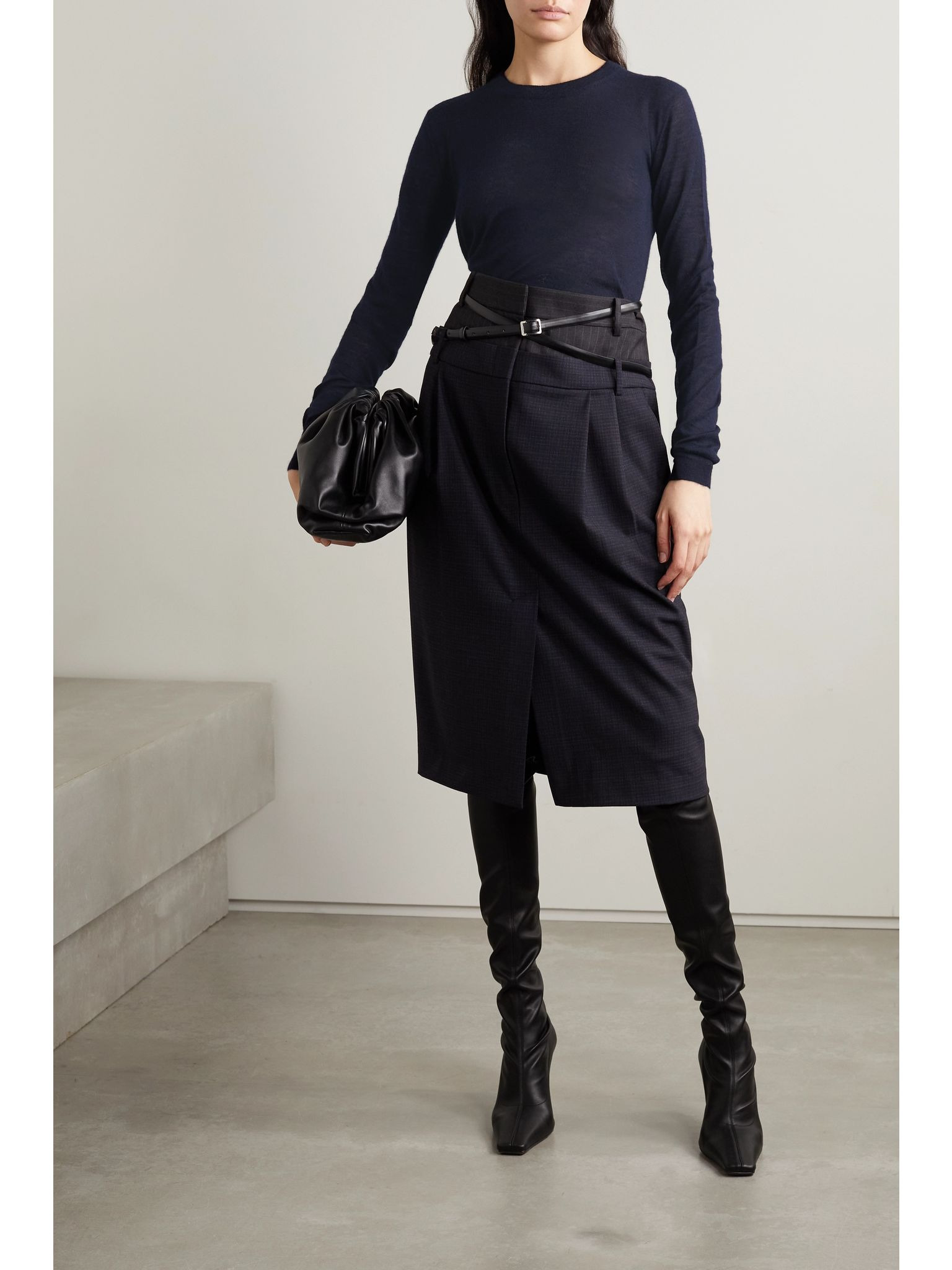 Cashair cashmere sweater Navy - 2