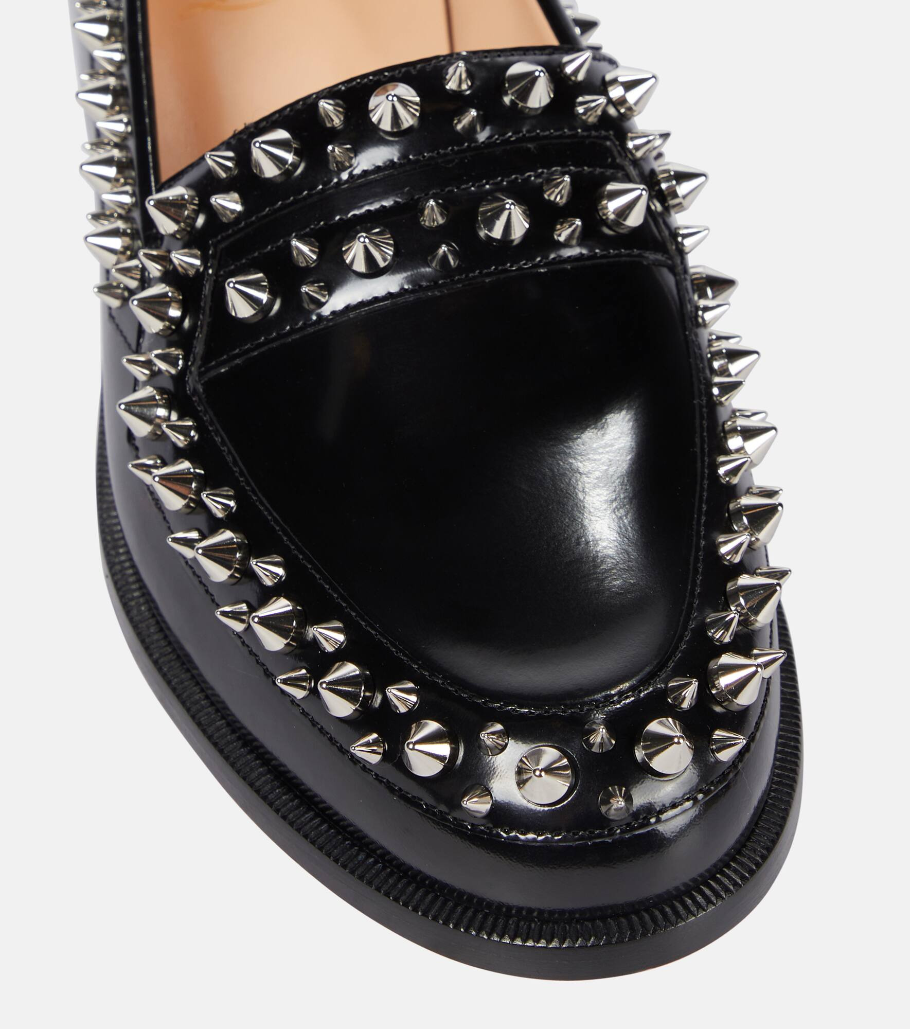 Mattia Spikes leather loafers - 6