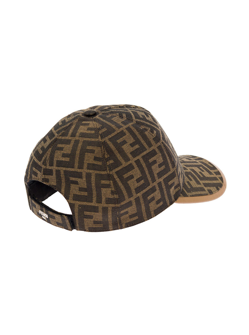 Fendi Men Brown Baseball Cap With All-Over Ff Motif Man - 2