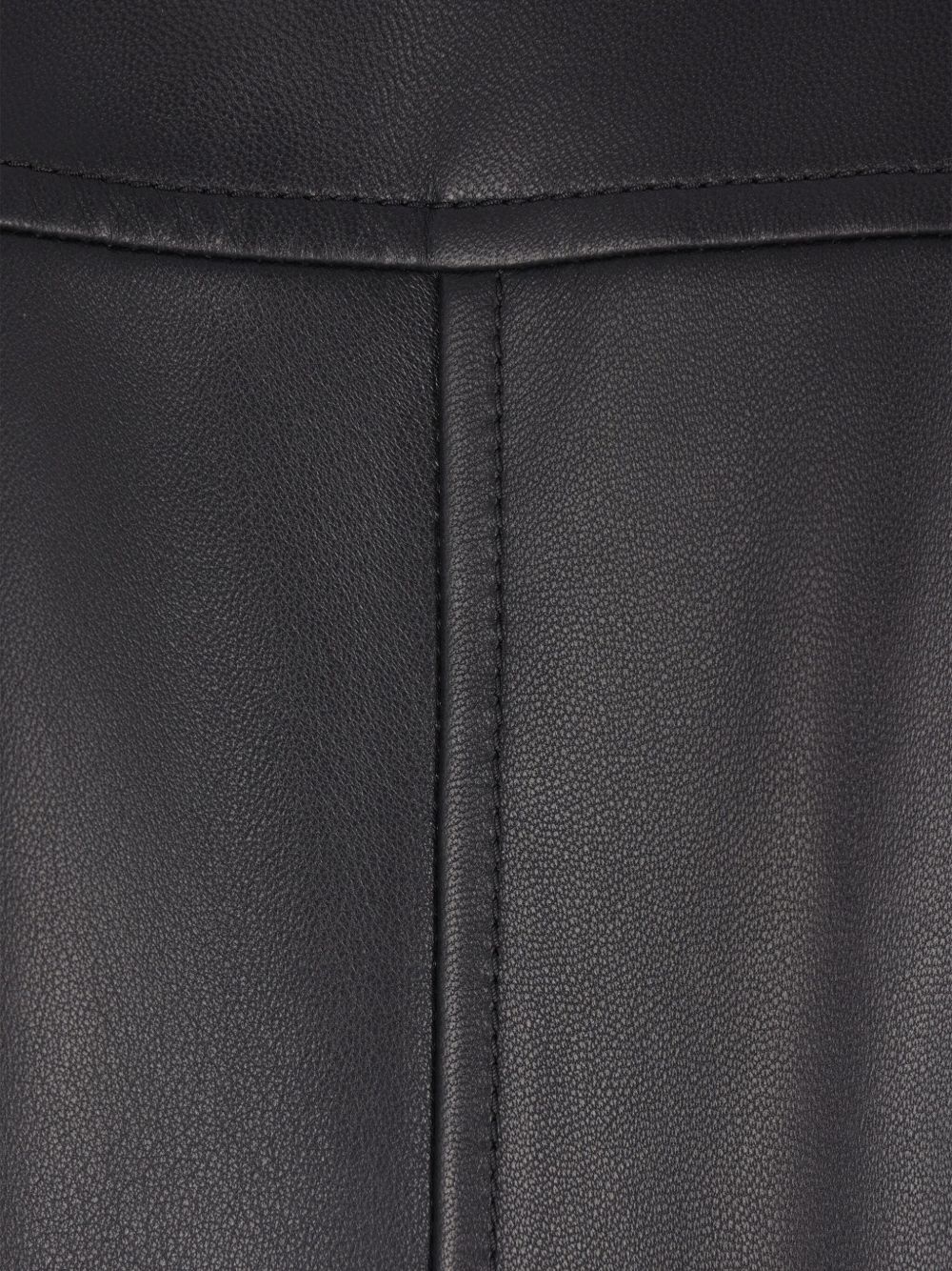 leather shirt jacket - 3