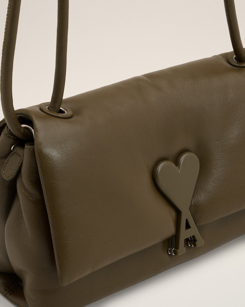 KHAKI LEATHER VOULEZ-VOUS BAG 4