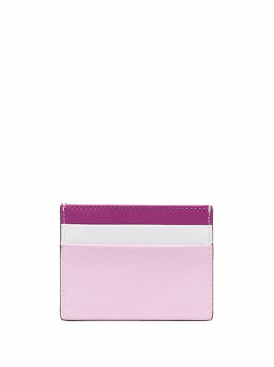 Marni colour-block logo cardholder outlook