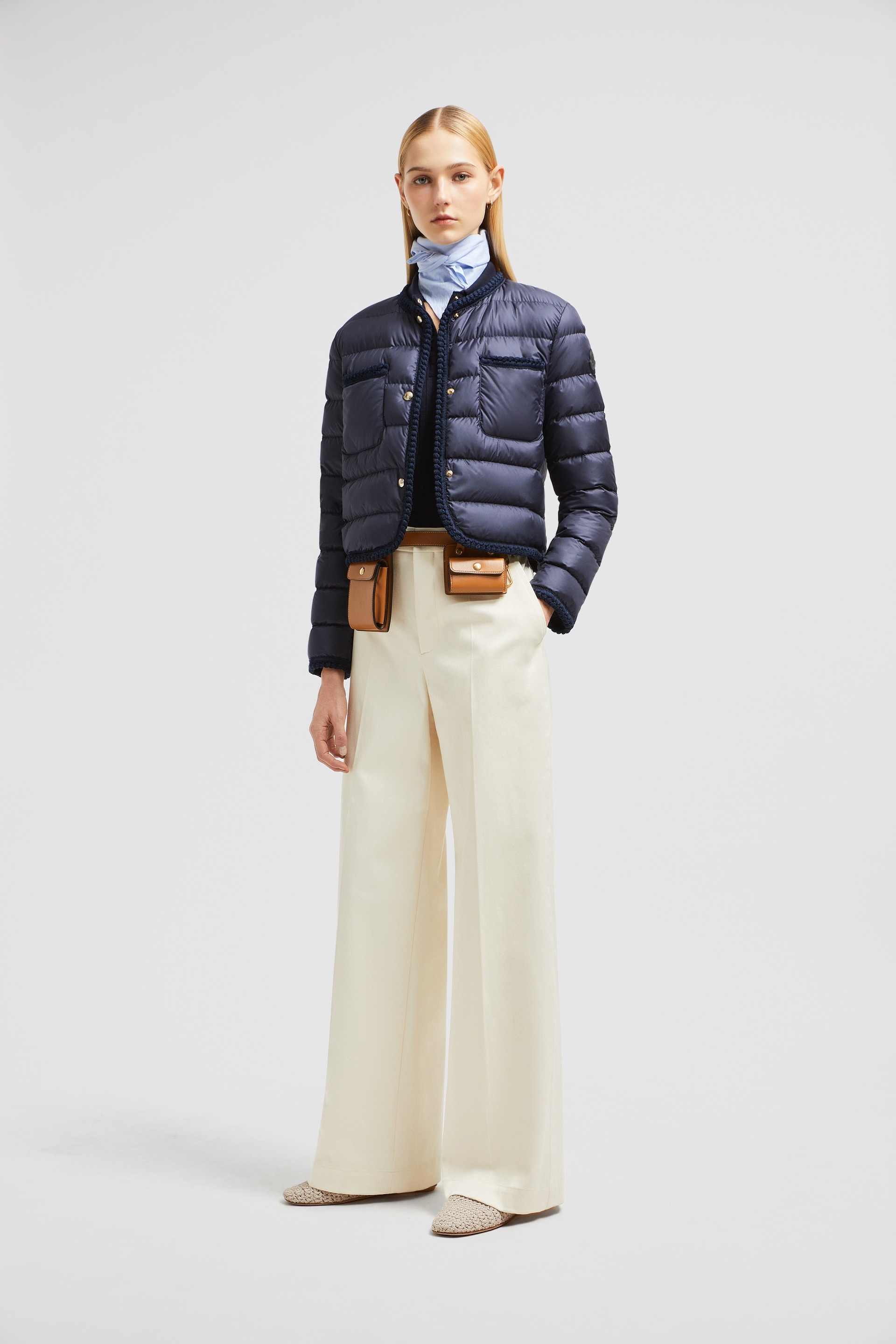 Gencay Braided Trim Short Down Jacket - 2