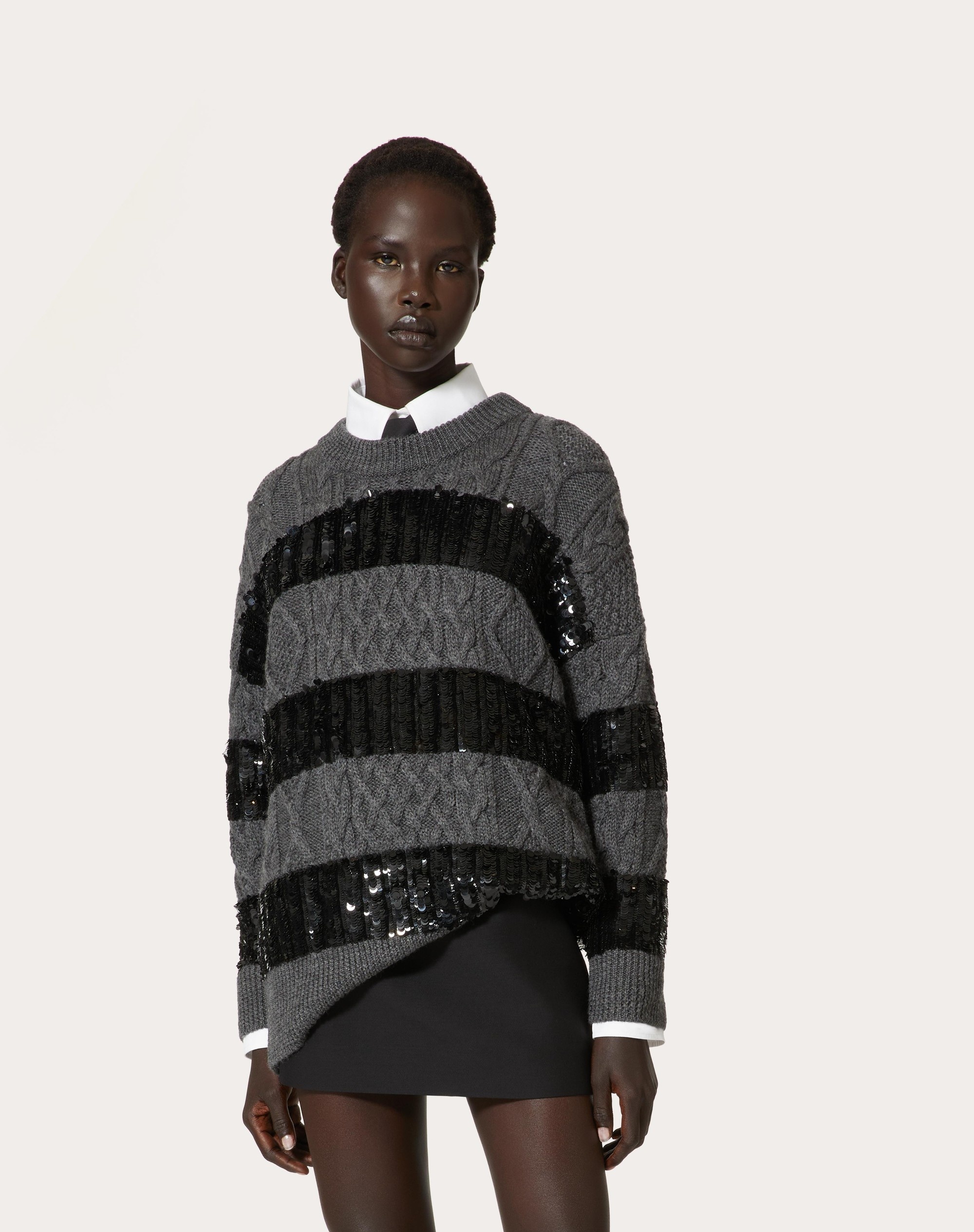 EMBROIDERED WOOL SWEATER - 3