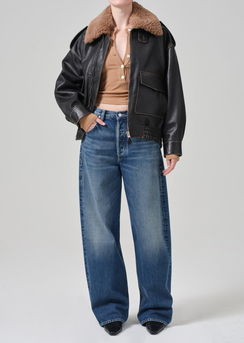 Santiago Pilot Jacket In Hickory 1