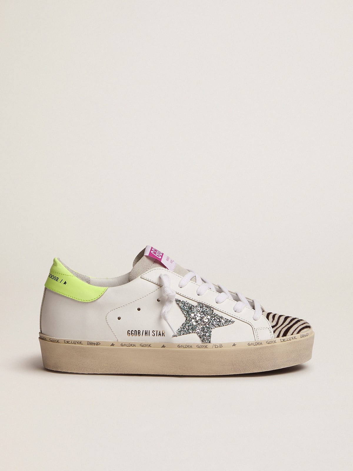 Golden goose zebra glitter store