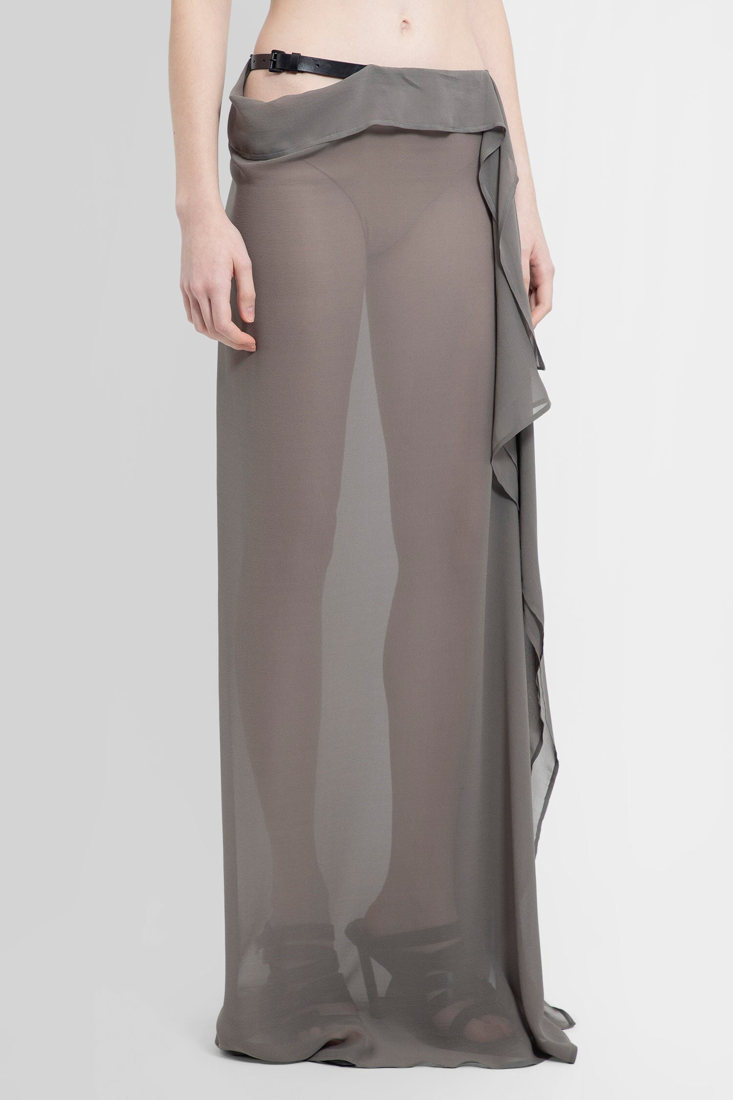 Medi-Long-Asymmetric-Skirt - 2