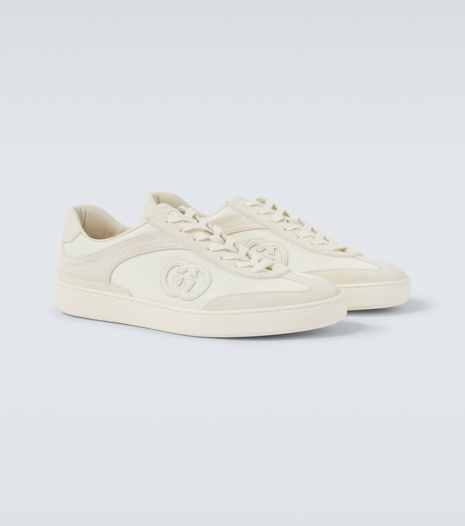 G75 suede and canvas sneakers - 5