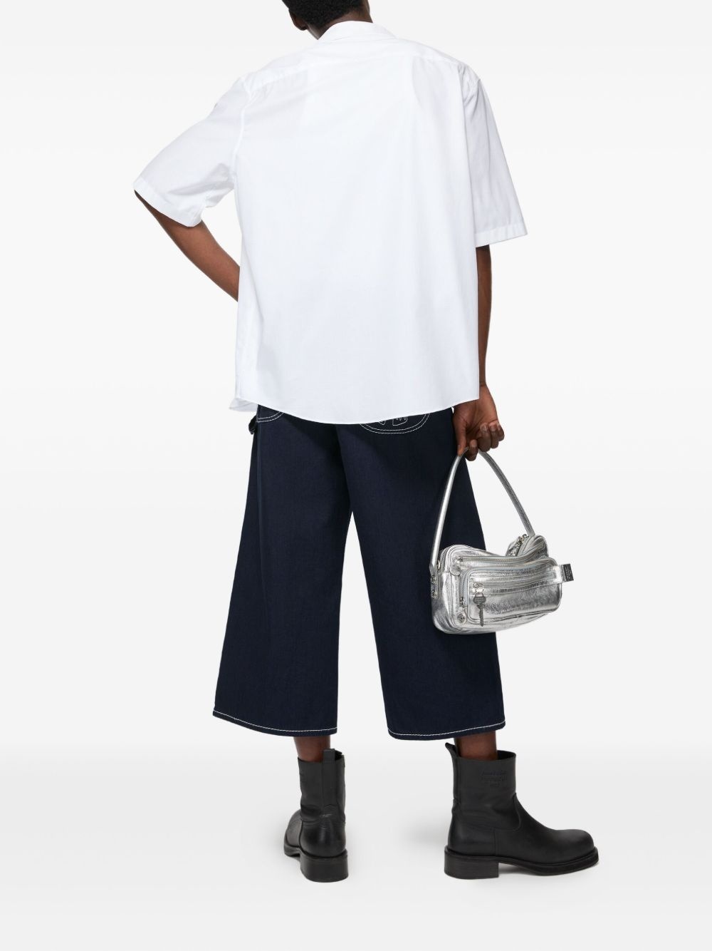 short-sleeve button-up shirt - 3