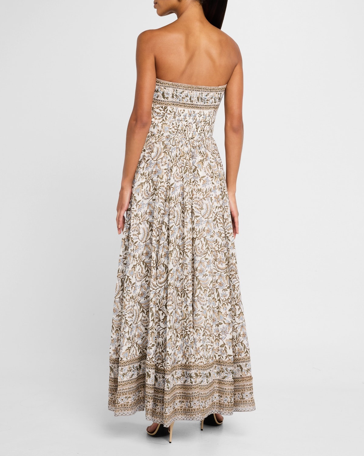 Lana Floral Strapless Maxi Dress - 3