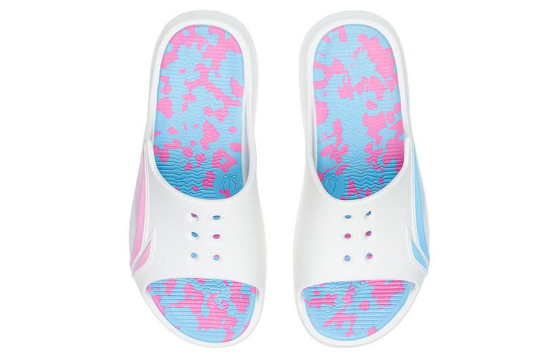 Li-Ning (WMNS) Li-Ning LNBB Slides 'White Blue' ABTS004-3 outlook