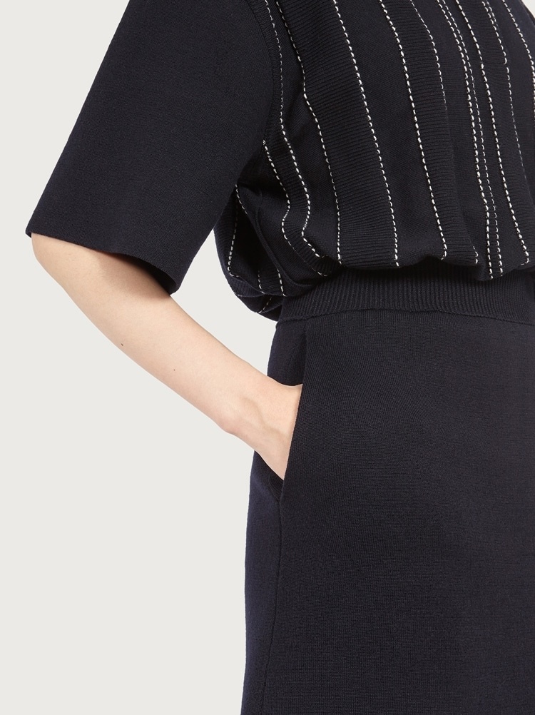 GROS GRAIN DRESS - 4