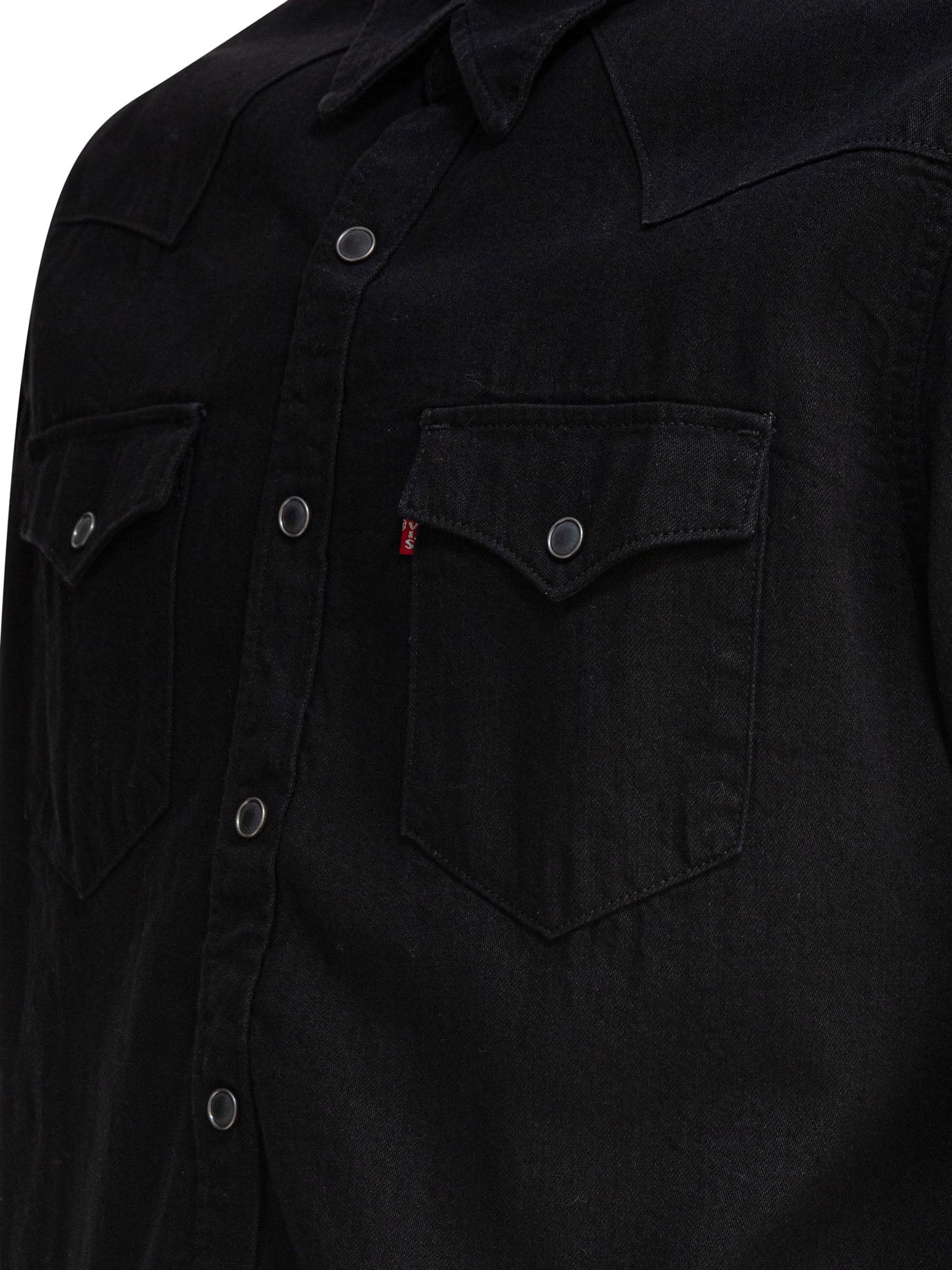 Levi's Barstow Western Standard - Marble Black Denim Rinse - 4