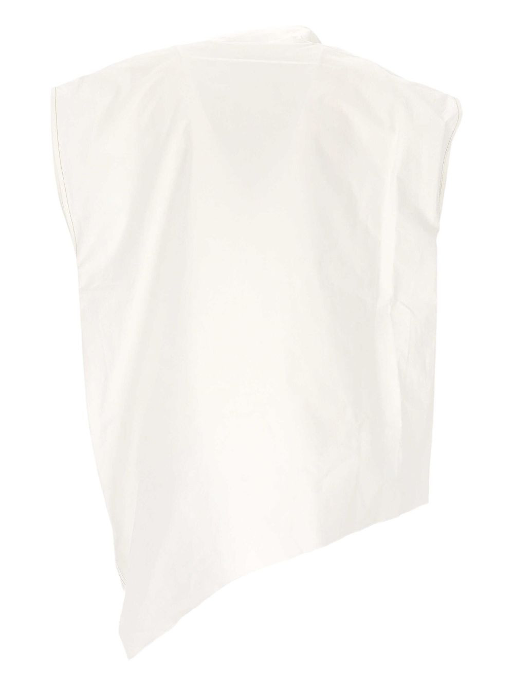 draped cotton top - 2