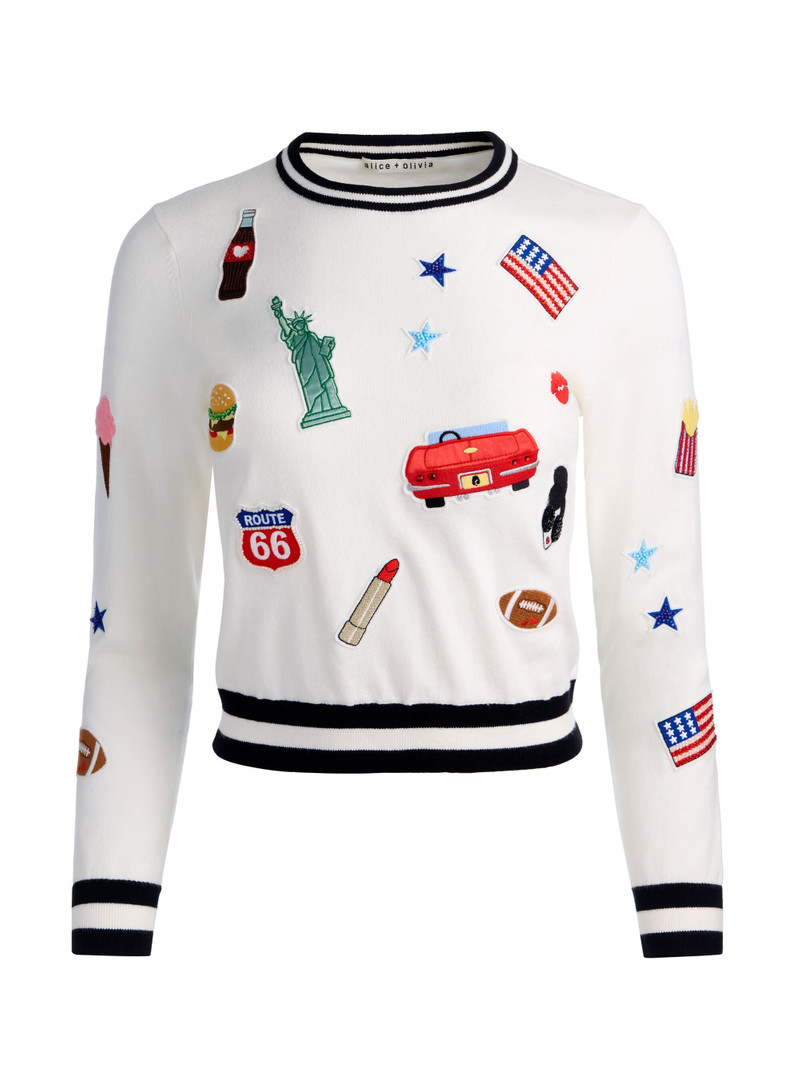 CAROLANN AMERICANA SHRUNKEN PULLOVER 7