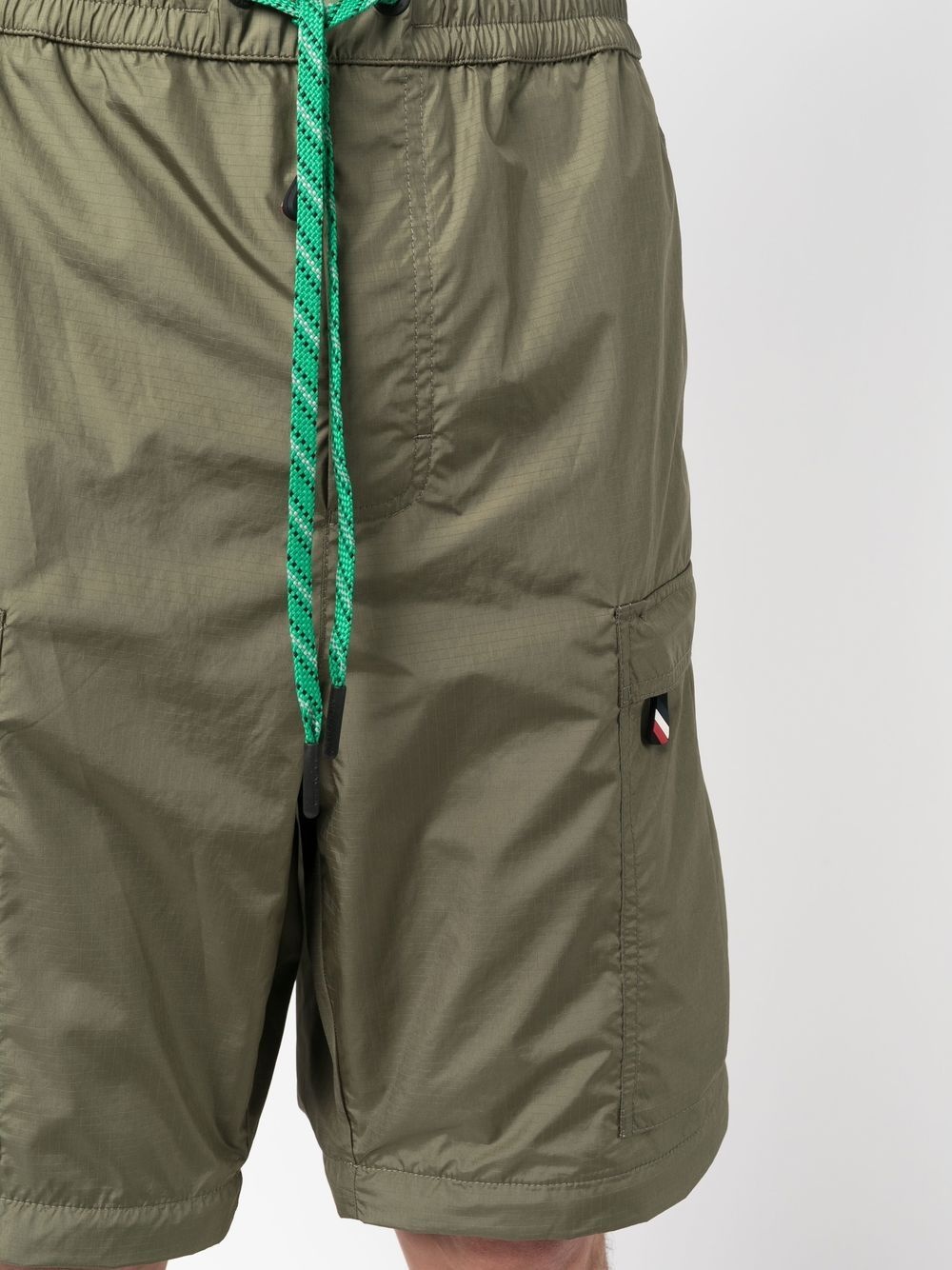 contrast-trim straight-leg trousers - 6