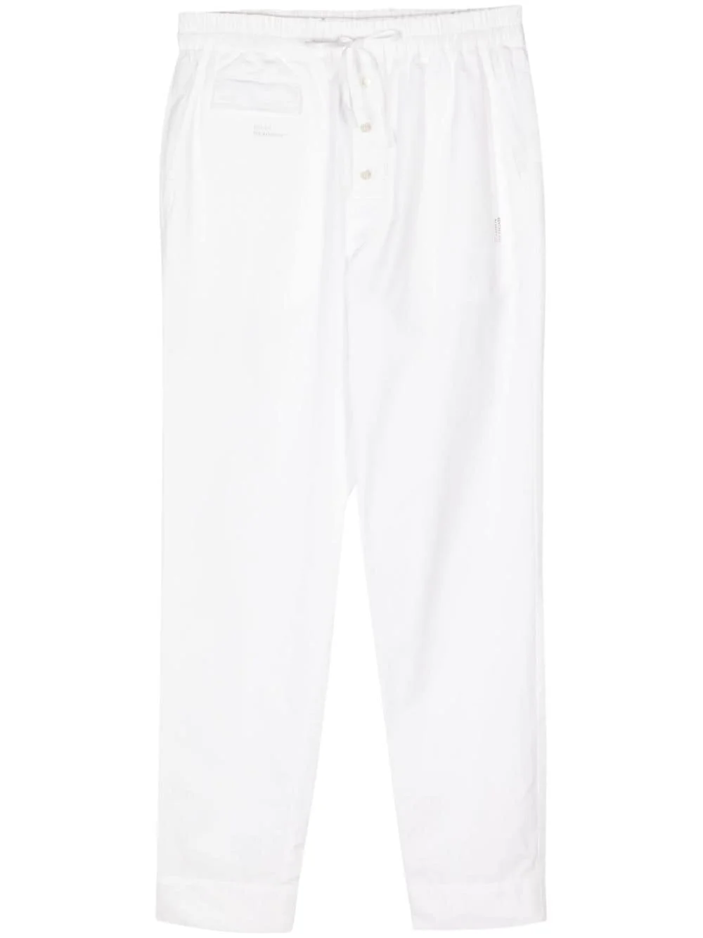 panelled cotton track pants - 1