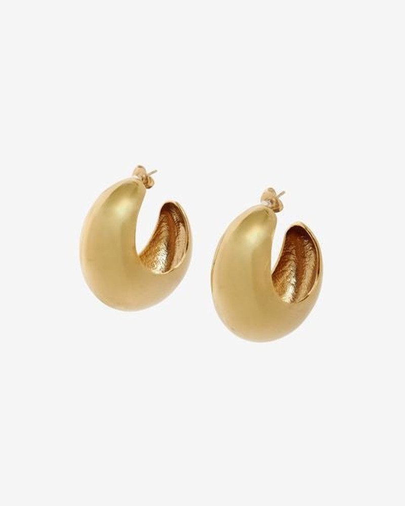 SHINY CRESCENT EARRINGS 1