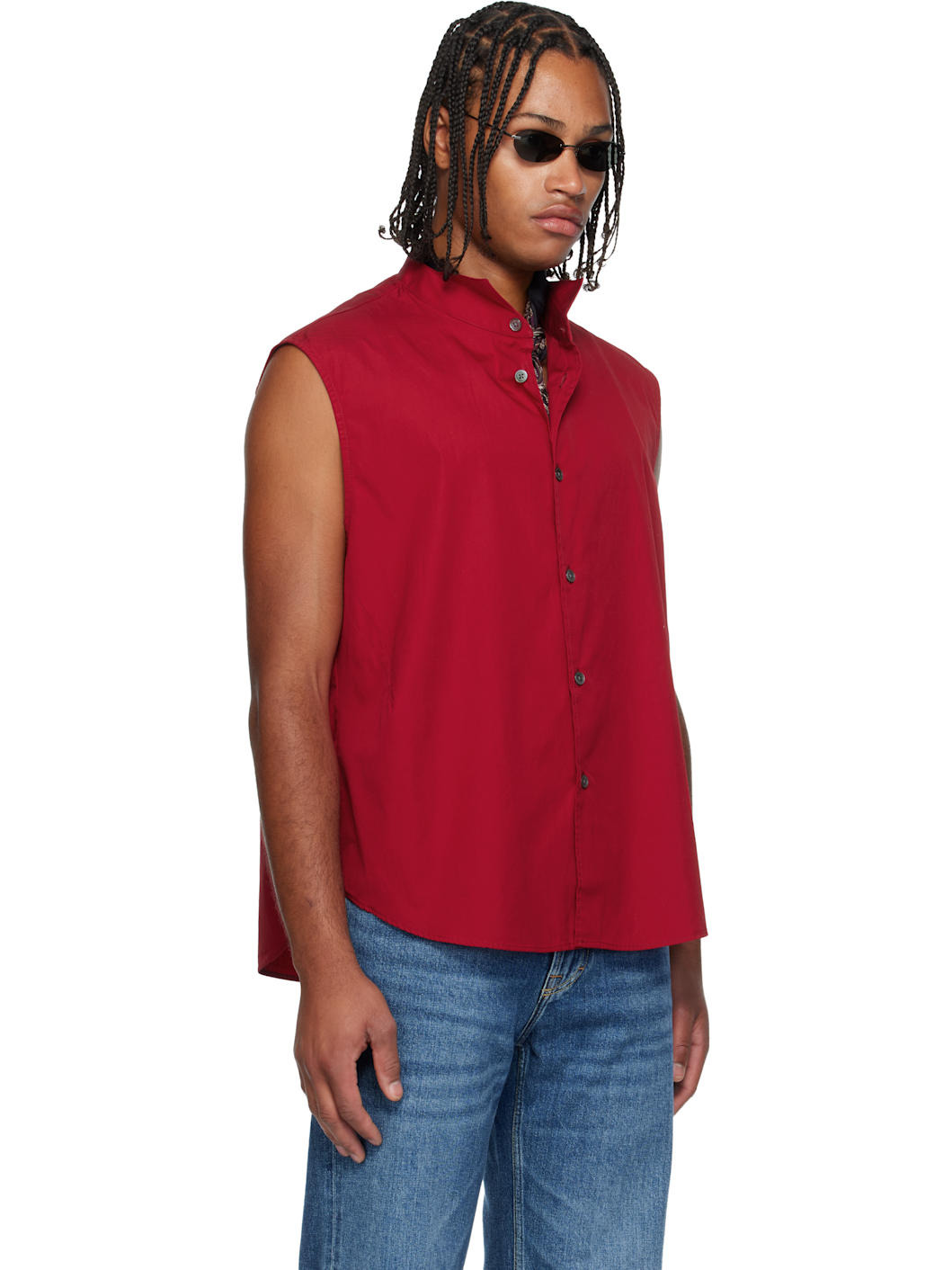 Red Wing Sleeveless Shirt - 2