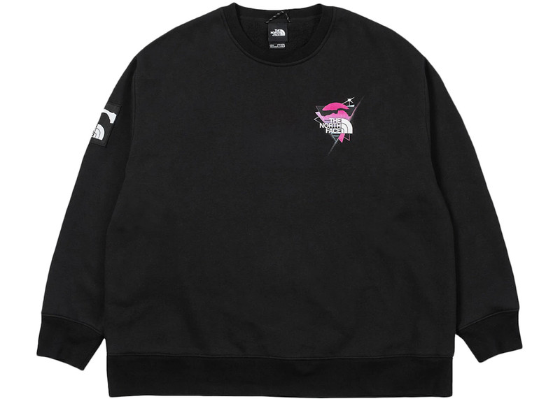 The North Face The North Face x INVINCIBLE Printed Graphic Crew Sweatshirt Black outlook