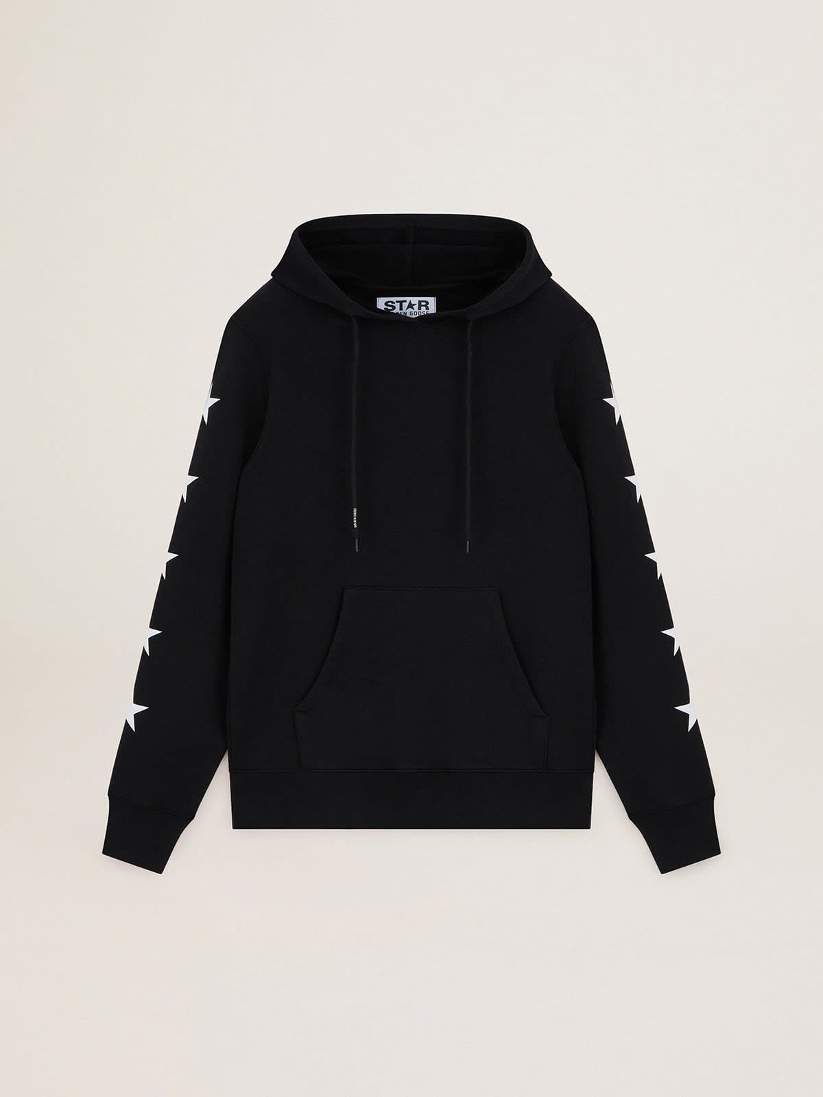 パーカー・フーディ Golden  Deluxe Brand Black Cotton Alighiero Sweatshirt Golden Goose Deluxe Brand Black Cotton Alighiero Sweatshirt