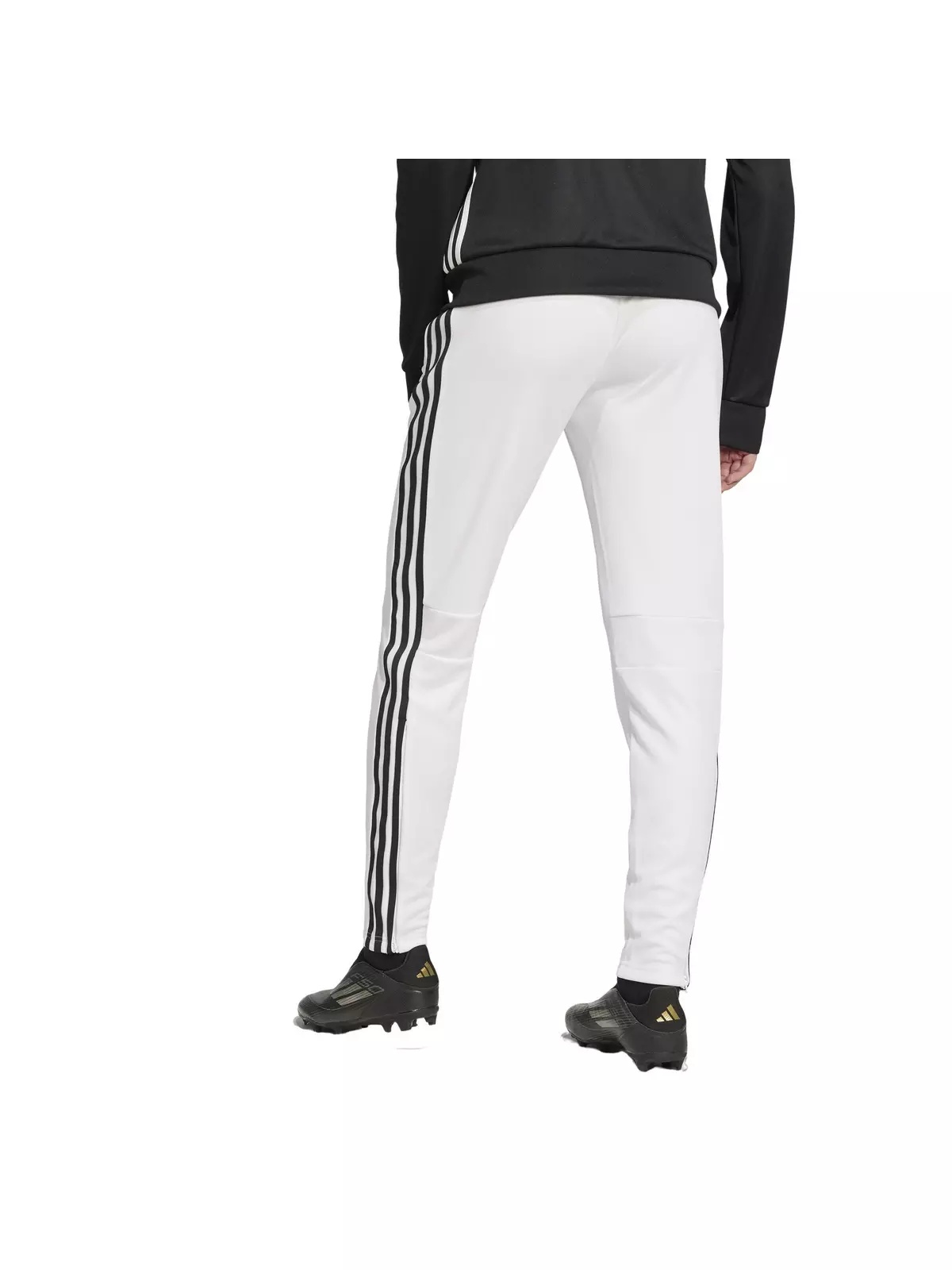 Women's Tiro 25 Essentials Training Tracksuit Bottoms -White/Black - 2