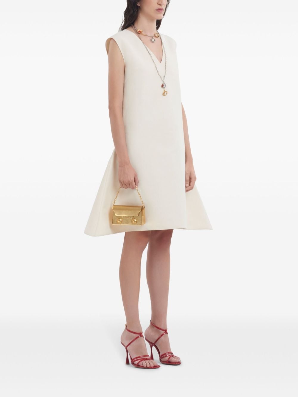 cotton midi dress - 2