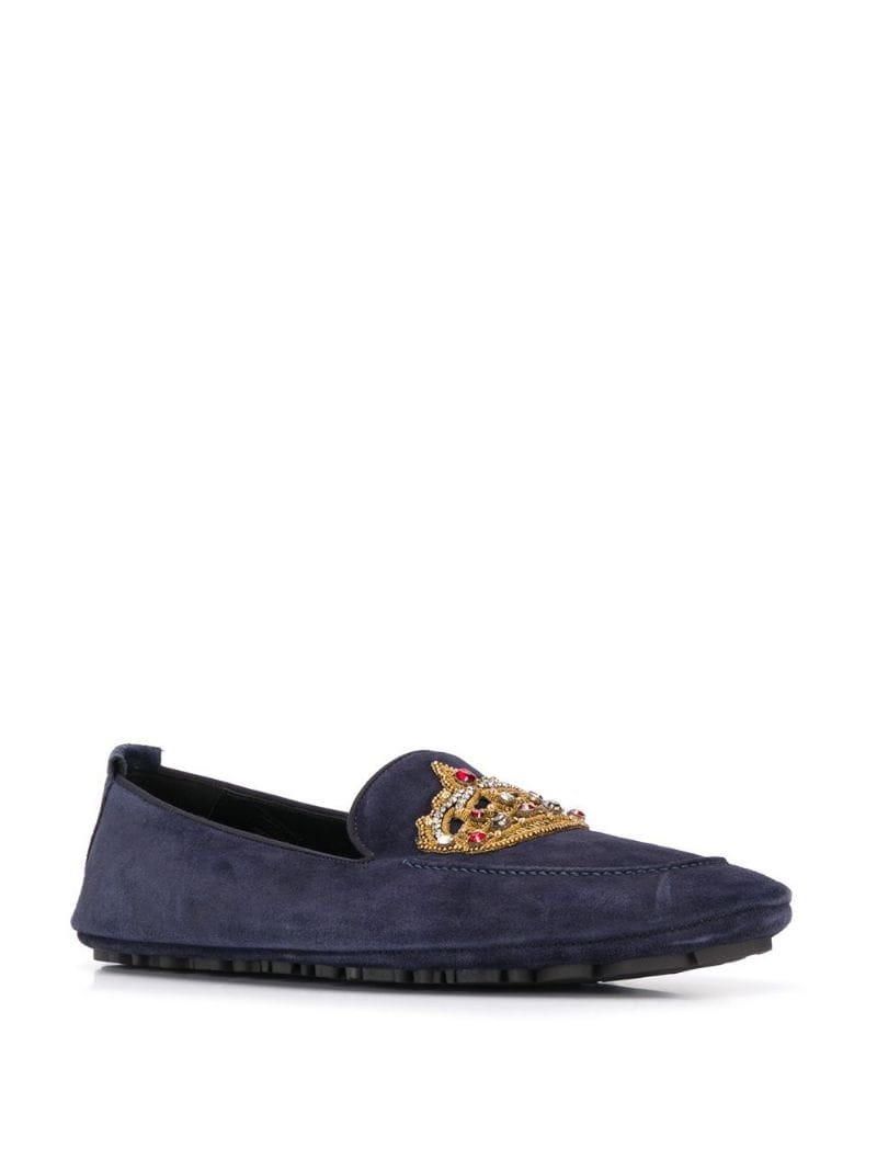 Dolce & Gabbana crown patch loafers outlook