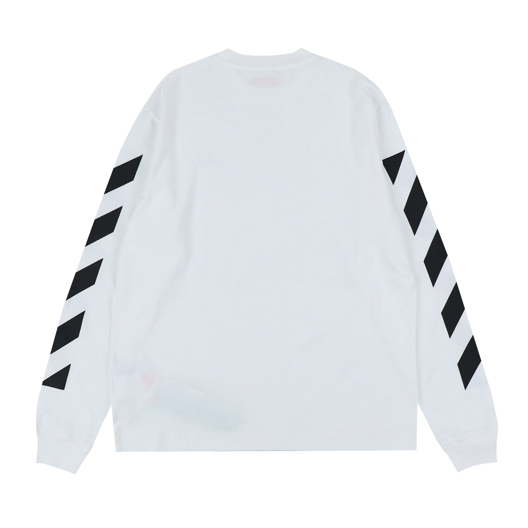 DIAG HELVETICA SKATE L/S TEE / WHT BLK - 2