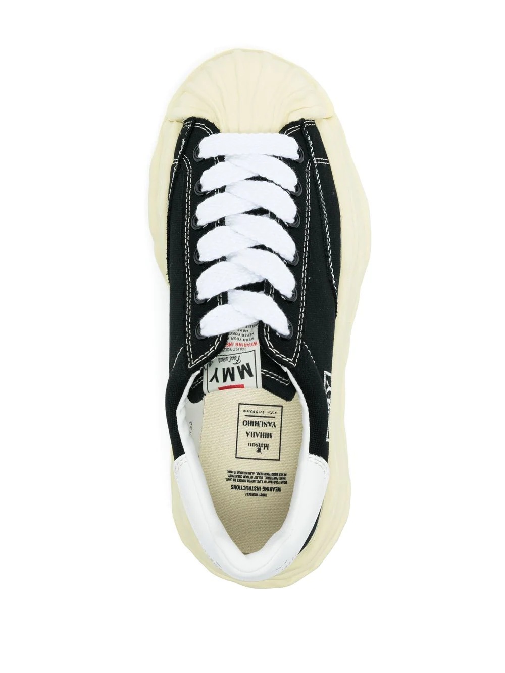 MAISON MIHARA YASUHIRO Blakey Vintage Sole Canvas Low-Top Sneaker - 2