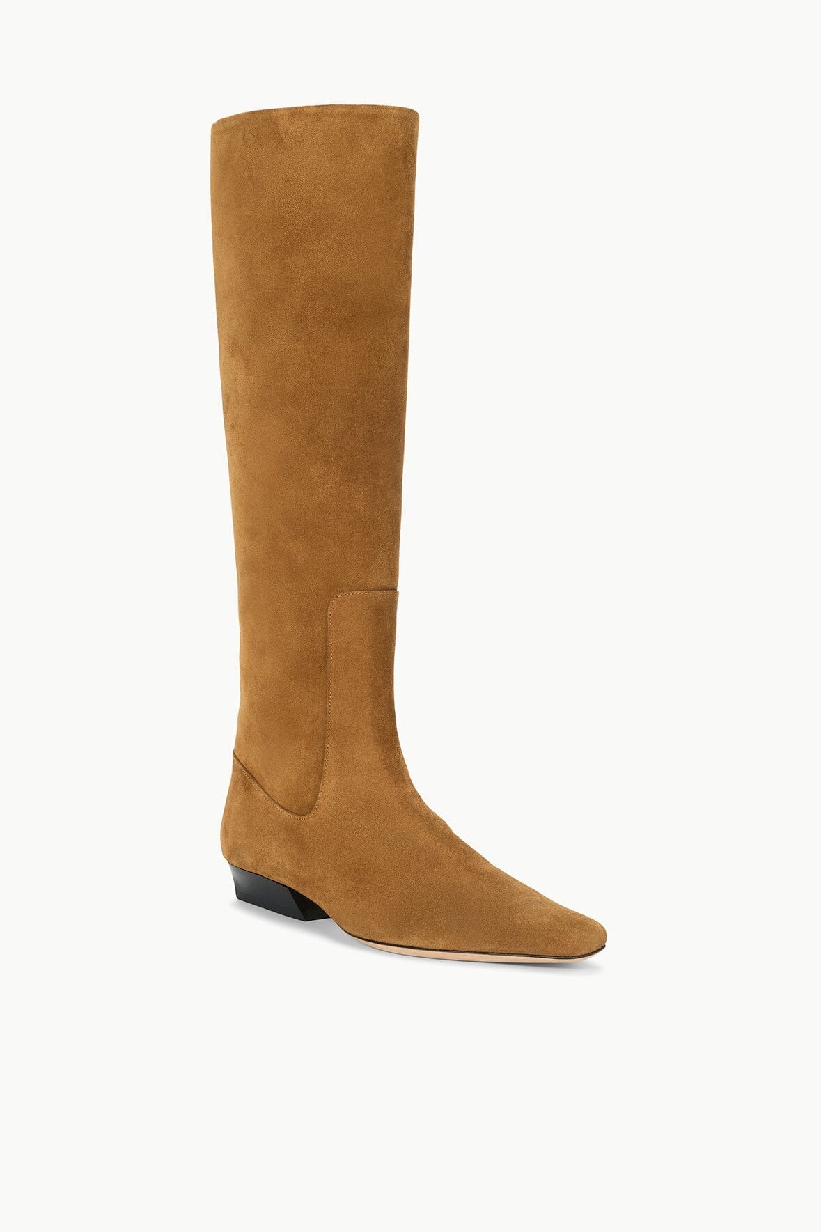STAUD WALLY FLAT BOOT TAN SUEDE - 3