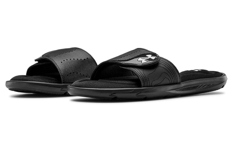 (WMNS) Under Armour Ignite 9 Slide 'Black' 3022717-001 - 3