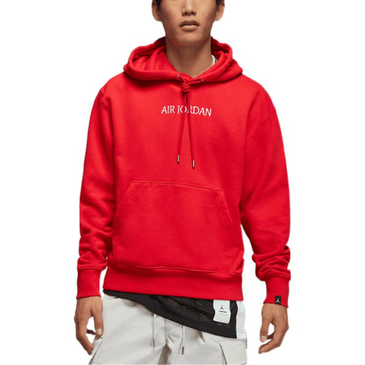 Air Jordan Solid Color Hoodie Men's Red DO6095-612 - 3