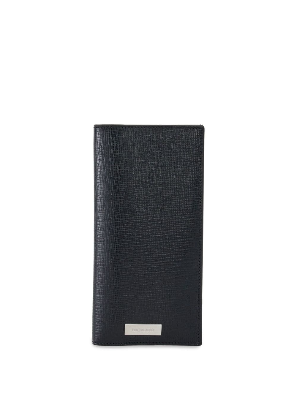 bi-fold textured leather wallet - 1