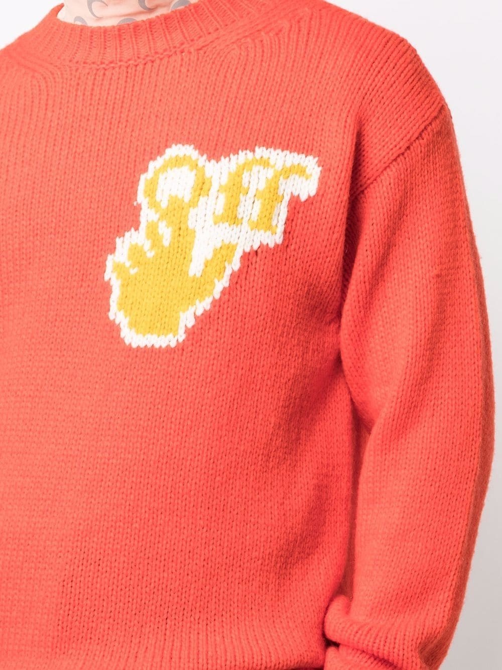 Hands Off intarsia jumper - 5