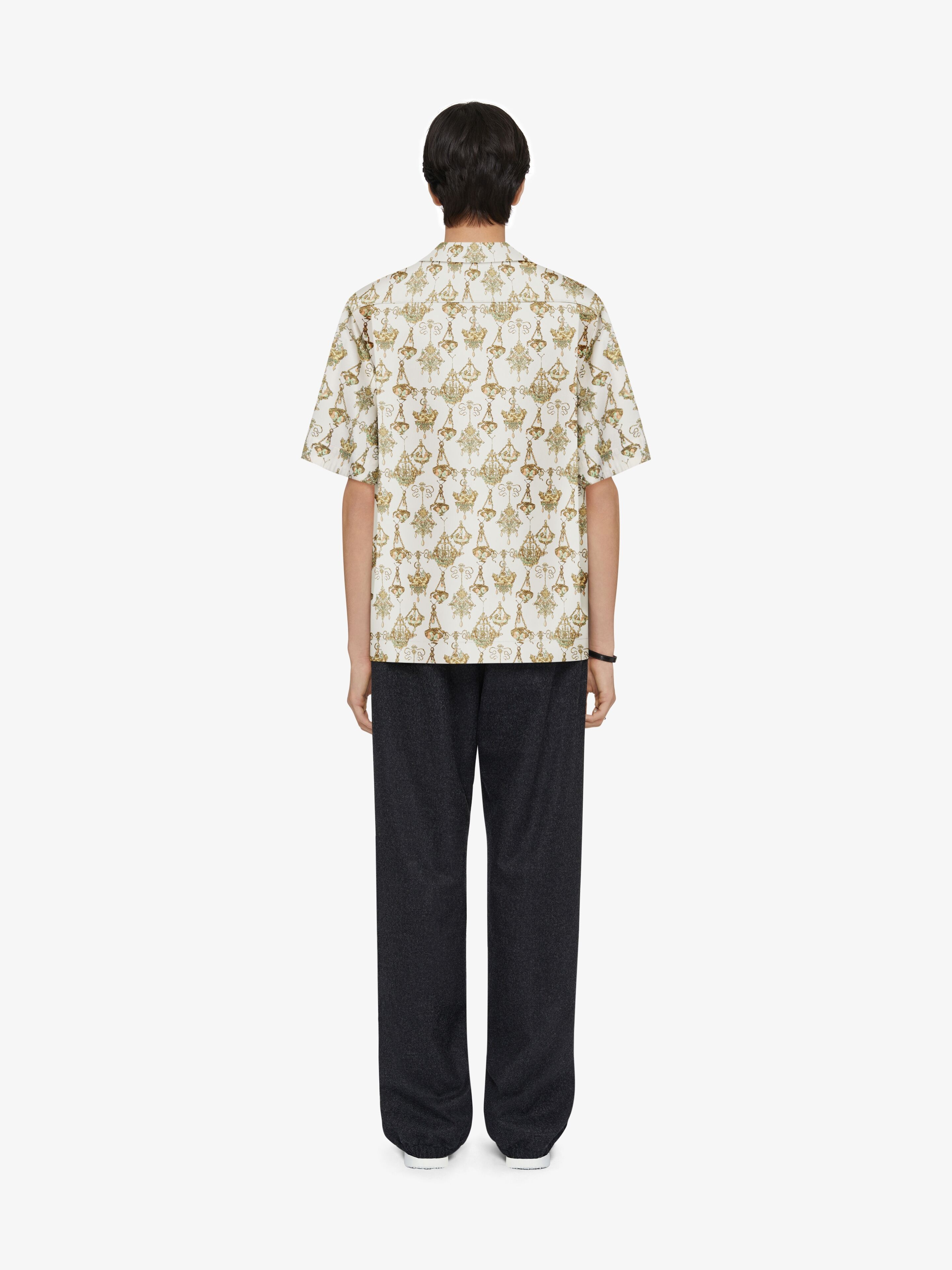 PRINTED CHANDELIER SHIRT IN SILK - 4