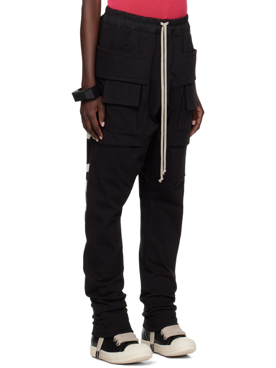 SSENSE Exclusive Black KEMBRA PFAHLER Edition Creatch Trousers - 4